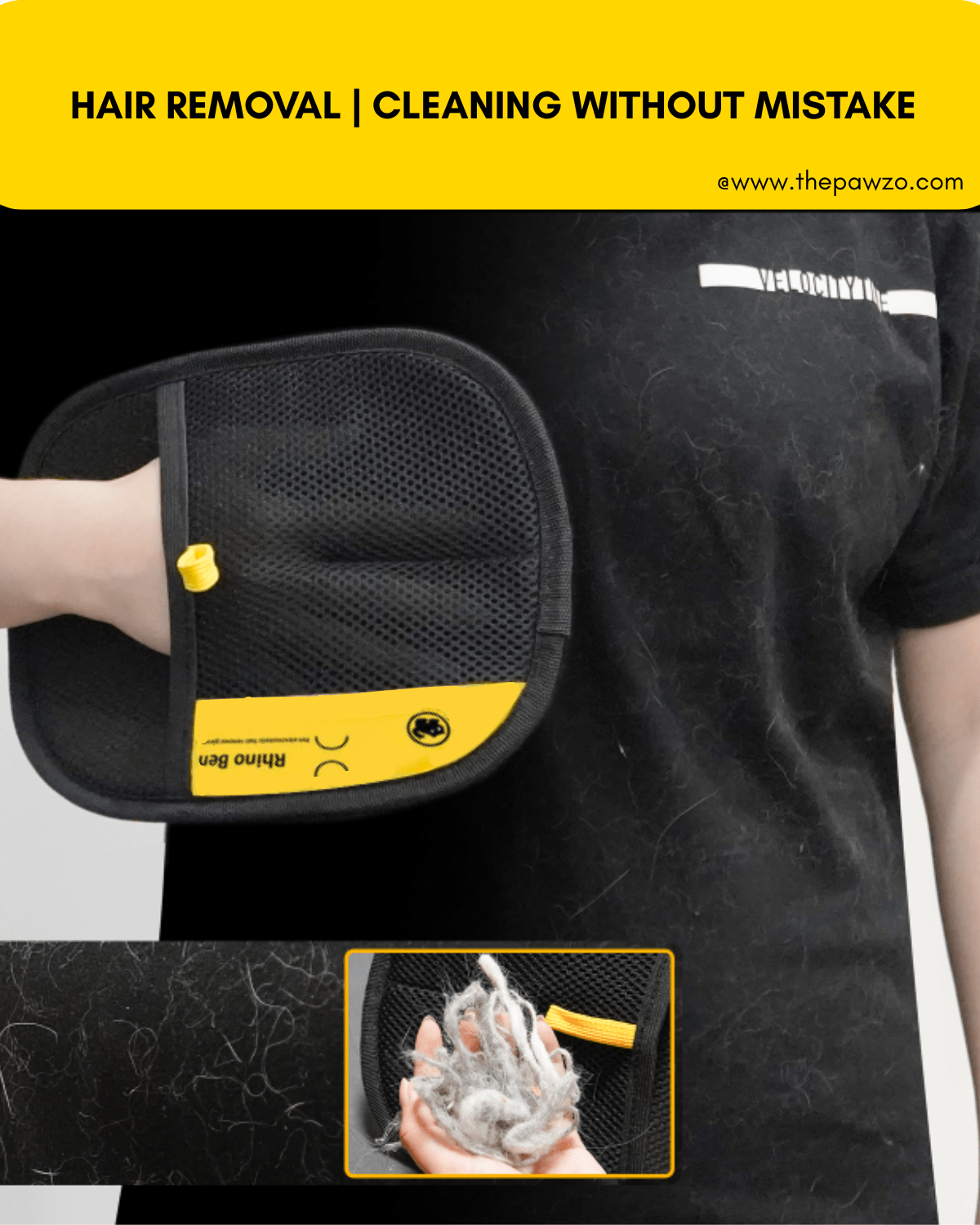 YOMI Hair Cleaning Gloves