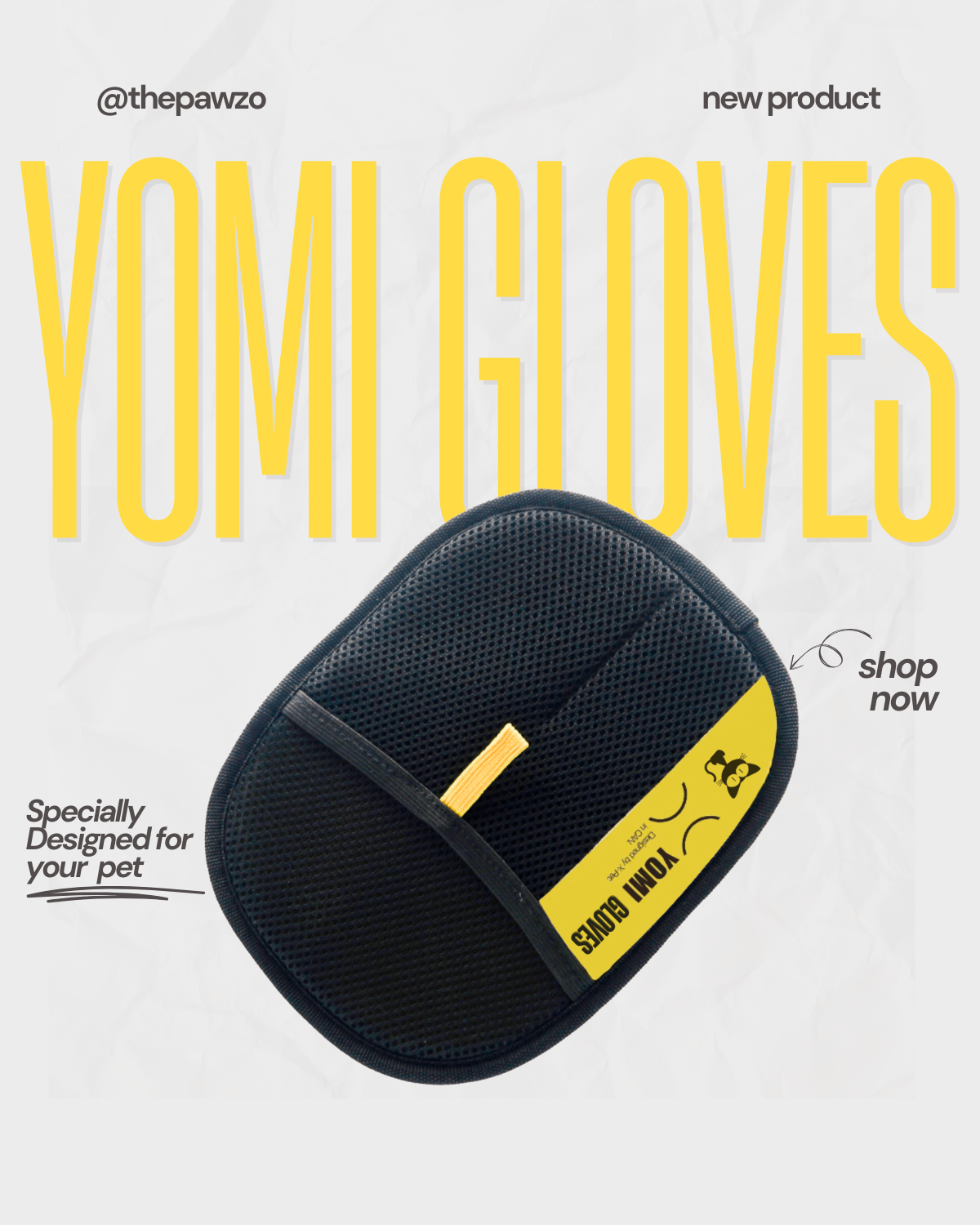 YOMI Hair Cleaning Gloves